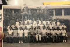class of 1950 with Mr TO Aeria