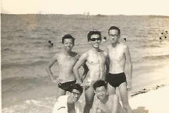 1963 Swimming at our back door