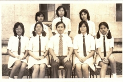 Girls Badminton Team 1974 -1975