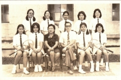 Grils Tennis Team 1974-1975